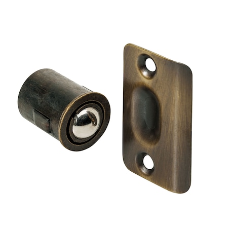 Pamex Adjustable Ball Catch Drive-In Style Antique Brass Finish DD0530AB